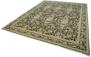 Handmade Area Rug – Classic Beige Cotton Wool Rug, Hand Woven Carpet 9'x12'