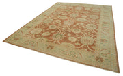Handmade Wool Area Rug – Classic Beige Turkish Vintage Rug 8'10'' x 12'2''