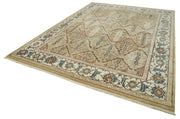 Handmade Wool Area Rug – Tebriz Beige Classic Cotton Wool Rug 8'9"x12'2" by Agacan