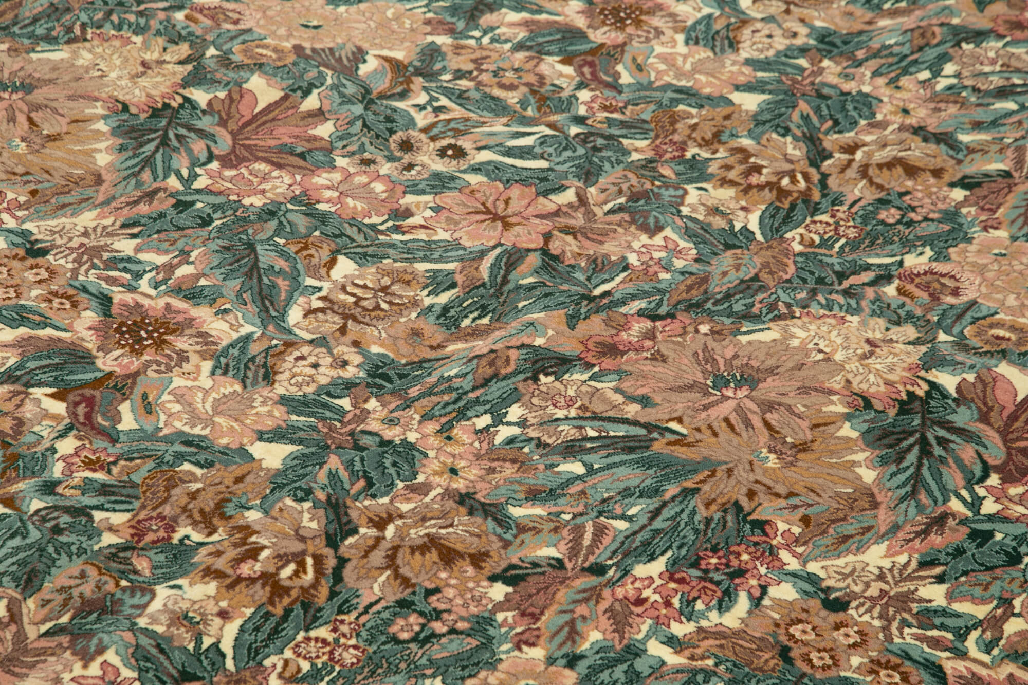 Handmade Area Rug – Classic Beige Turkish Hand Knotted Cotton Wool Carpet 9'x12'