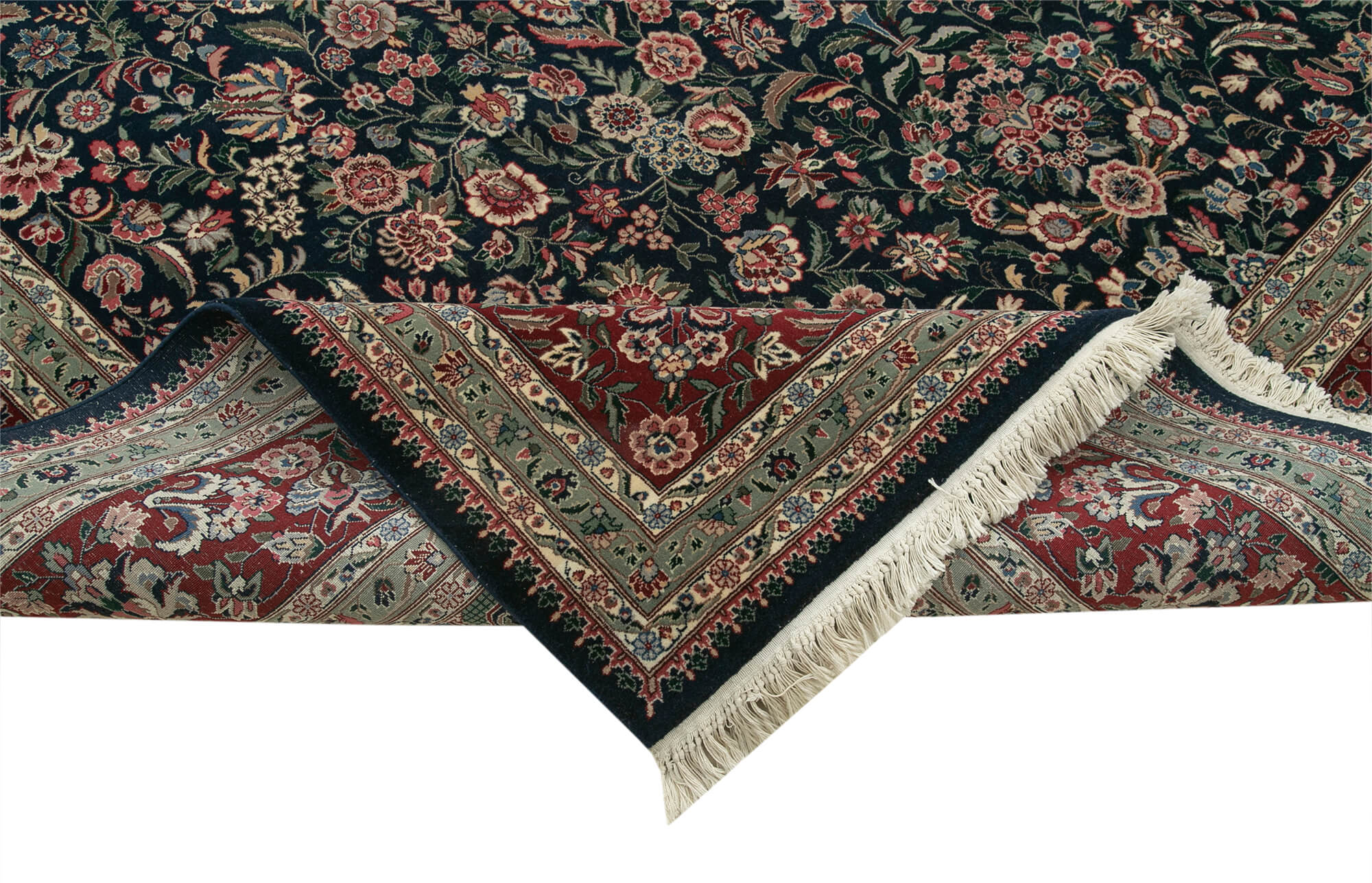 Handmade Wool Area Rug – Classic Brown Cotton Wool Rug 8'10''x13'2'' by Agacan