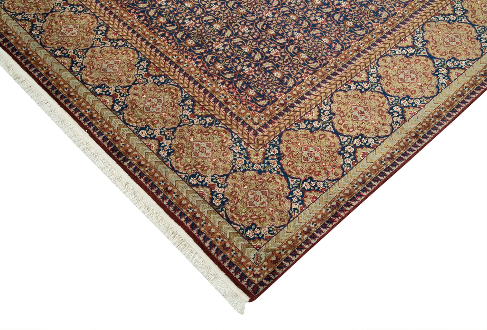 Handmade Wool Area Rug – Classic Brown Vintage Turkish Rug 8'x11' Cotton Wool