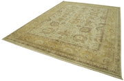 Handmade Wool Area Rug – Tebriz Classic Beige Cotton Wool Rug 8'11''x12'0''