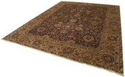 Handmade Wool Area Rug – Tebriz Classic Red Turkish Vintage Rug 9'2"x12'5"