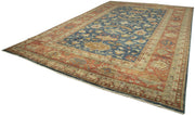 Handmade Wool Area Rug – Tebriz Classic Beige Cotton Wool Rug 12'0''x17'5''