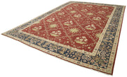 Handmade Wool Area Rug – Tebriz Classic Beige Cotton Wool Rug 11'5''x16'6''