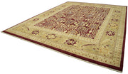 Handmade Wool Area Rug – Tebriz Classic Beige Carpet, Cotton Wool Rug 11'11"x15'5"