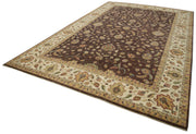Handmade Wool Area Rug – Vintage Turkish Carpet Cotton Wool Rug 11'10''x17'11''