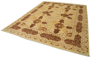 Handmade Wool Area Rug – Classic Beige Carpet | Turkish Hand Knotted Rug 12'x15'1''