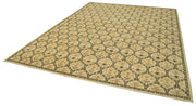 Handmade Area Rug – Classic Beige Wool Cotton Turkish Carpet 11'10'' x 15'4''