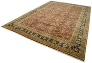 Handmade Wool Area Rug – Tebriz Classic Beige Cotton Wool Rug 11'10''x17'11''