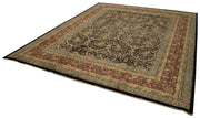 Handmade Wool Area Rug – Tebriz Classic Brown Cotton Wool Rug 11'6''x14'6''
