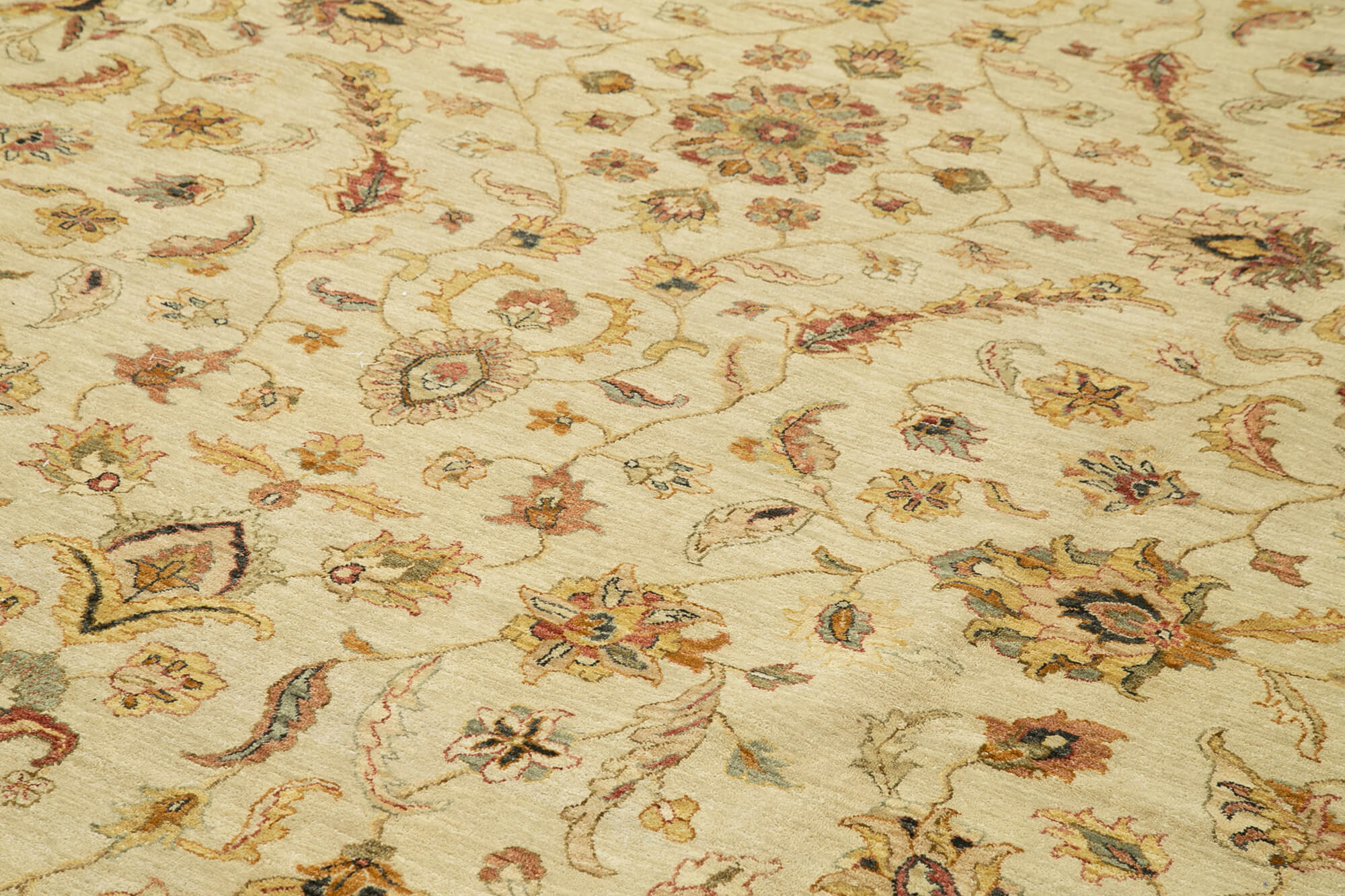 Handmade Wool Area Rug | Durable Cotton Weave | Soft Wool Carpet Classic Style Rug