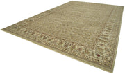 Handmade Wool Area Rug – Classic Beige Cotton Wool Rug 11'7''x17'9'' Large Living Room Carpet