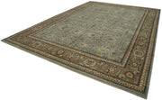 Handmade Wool Area Rug – Tebriz Classic Brown Cotton Wool Rug 10'8''x15'5''