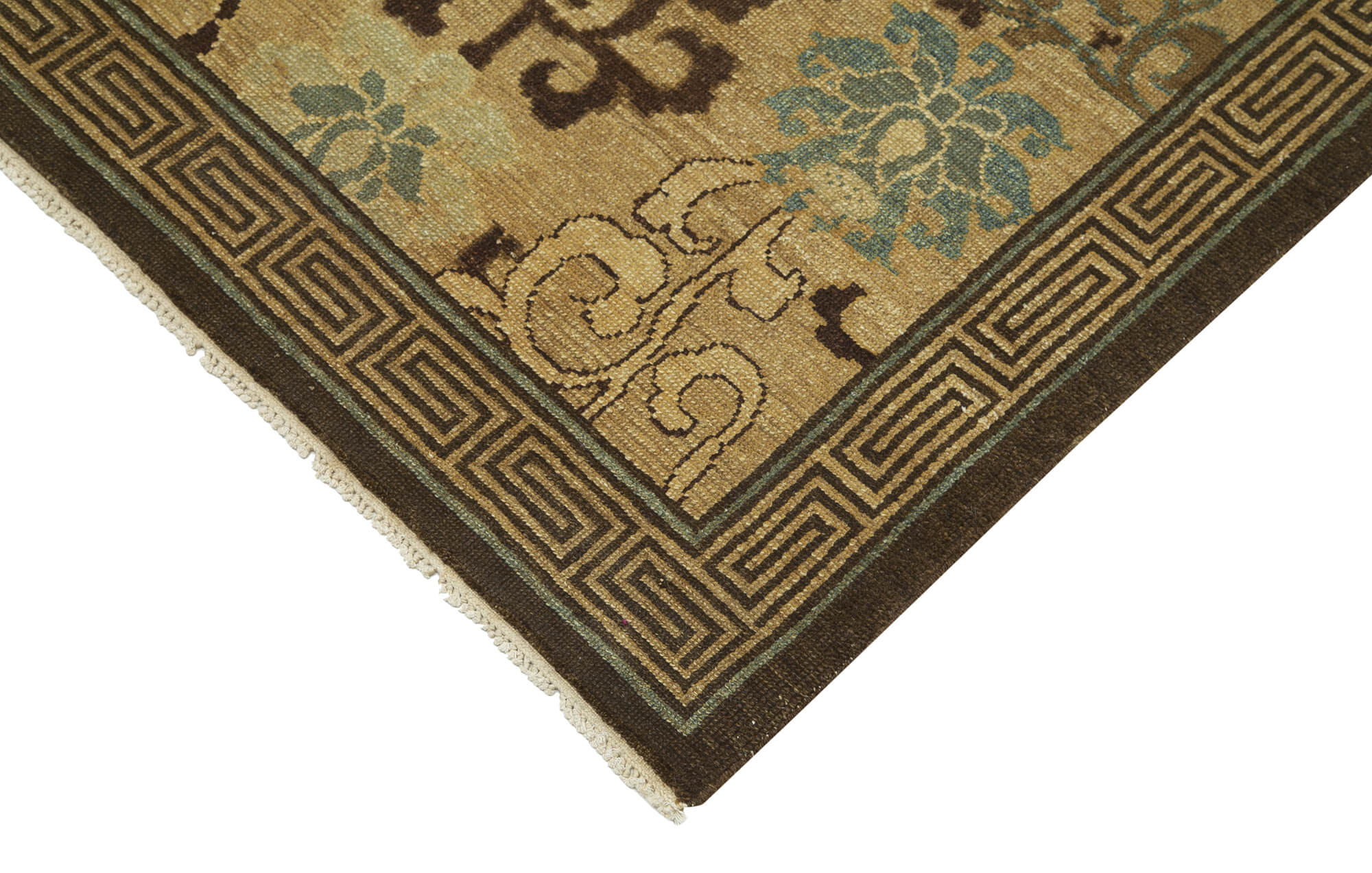 Handmade Wool Area Rug – Classic Beige Cotton Wool Rug 11'9''x16'3'' by Agacan