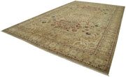 Handmade Wool Area Rug | Vintage Hand Knotted Rug – Soft Natural Fiber Cotton Wool Carpet