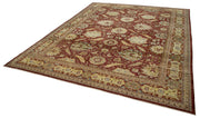 Handmade Wool Area Rug - Tebriz Red Classic Cotton Wool 11'11''x15'2'' by Agacan