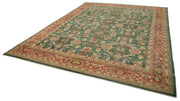 Handmade Wool Area Rug – Classic Green Cotton Wool Rug 13'2''x17'9'' by Agacan