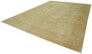 Handmade Wool Area Rug – Classic Beige Cotton Wool Rug 12'8'' x 16'10'' by Agacan