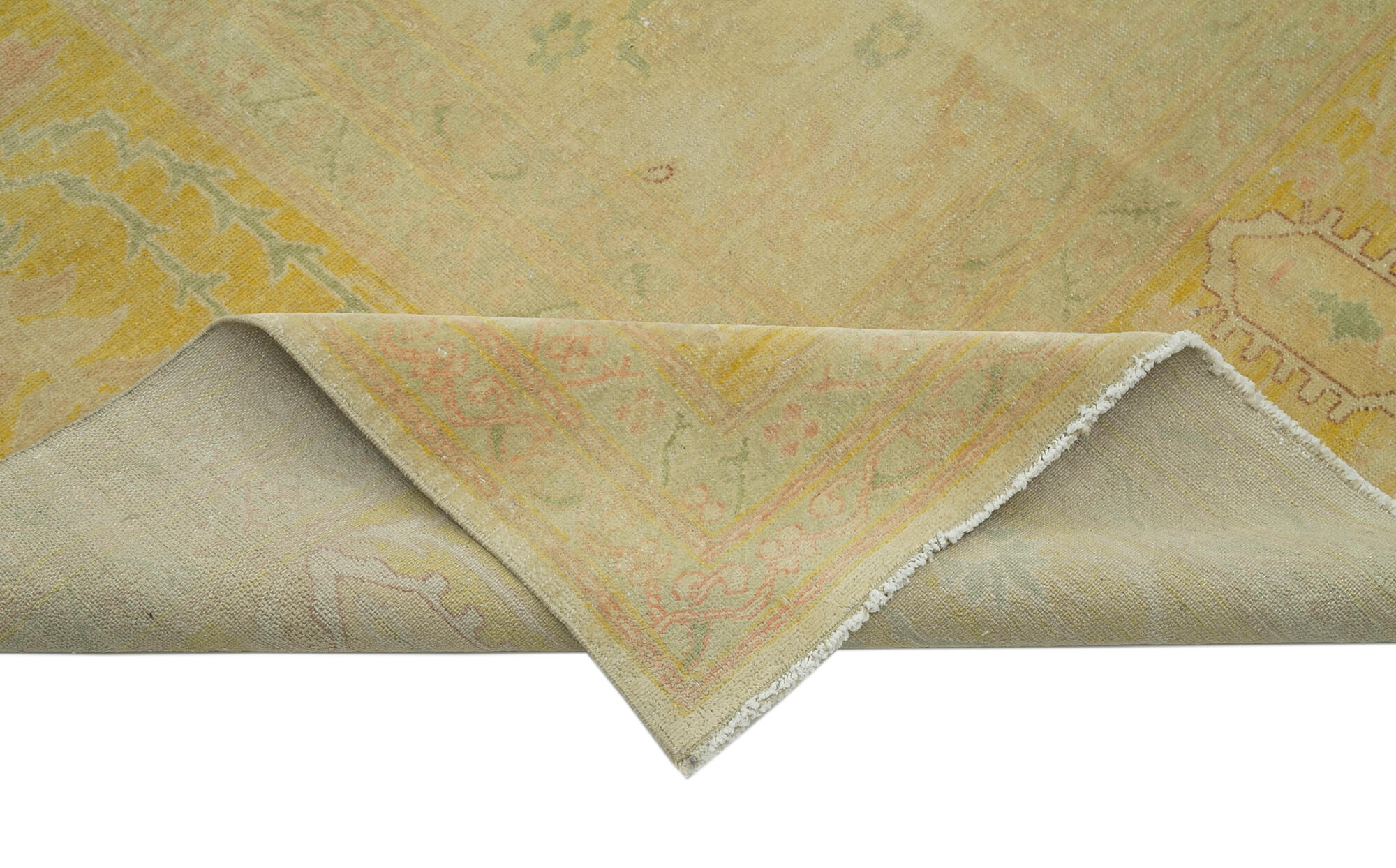 Handmade Wool Area Rug – Classic Beige Cotton Wool Rug 12'8'' x 16'10'' by Agacan