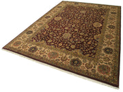 Handmade Wool Area Rug – Tebriz Classic Red Rug 10'x14' Durable Cotton Weave