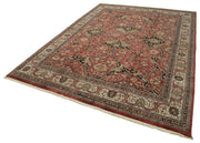 Handmade Wool Area Rug - Classic Red Turkish Hand Knotted Rug 10'x13'9''