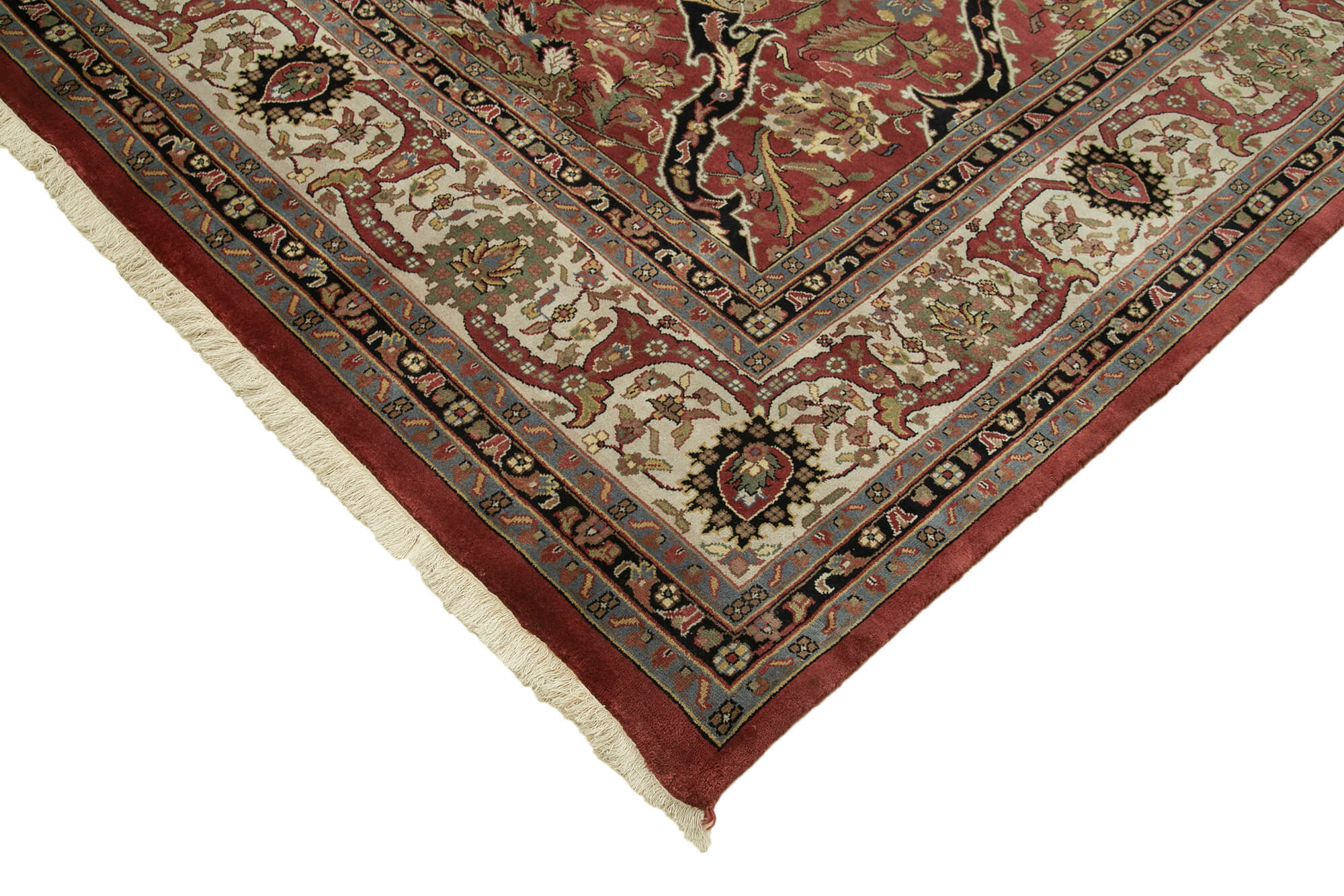 Handmade Wool Area Rug - Classic Red Turkish Hand Knotted Rug 10'x13'9''