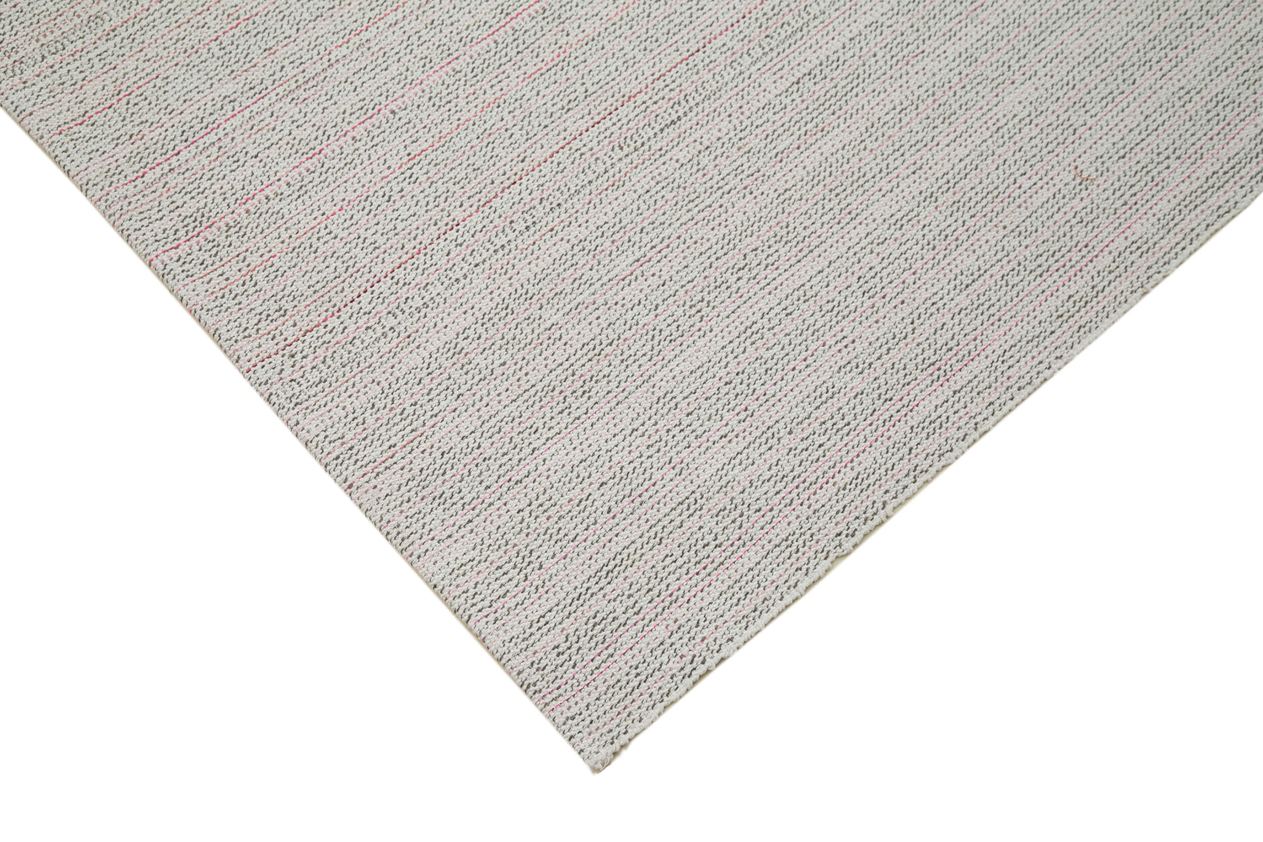Vintage Flatweave Rug – Handmade Area Rug With Wool Cotton Material, Beige Carpet 8'10''x12'2''