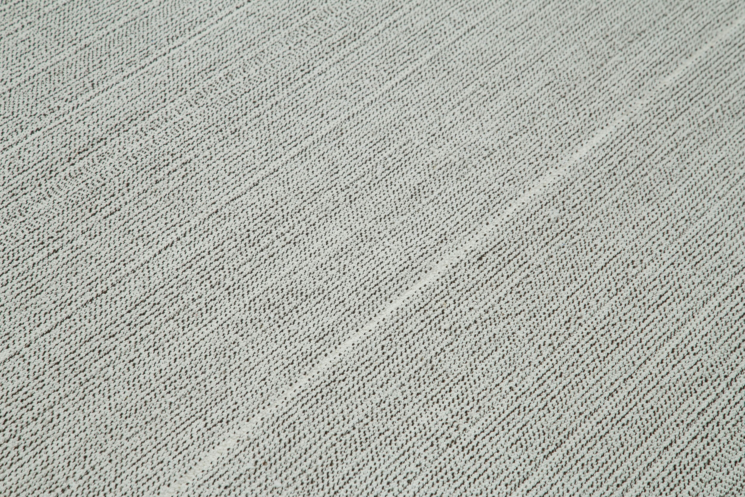 Vintage Flatweave Rug – Handmade Area Rug 10'x13'7'' Beige Cotton Wool Carpet