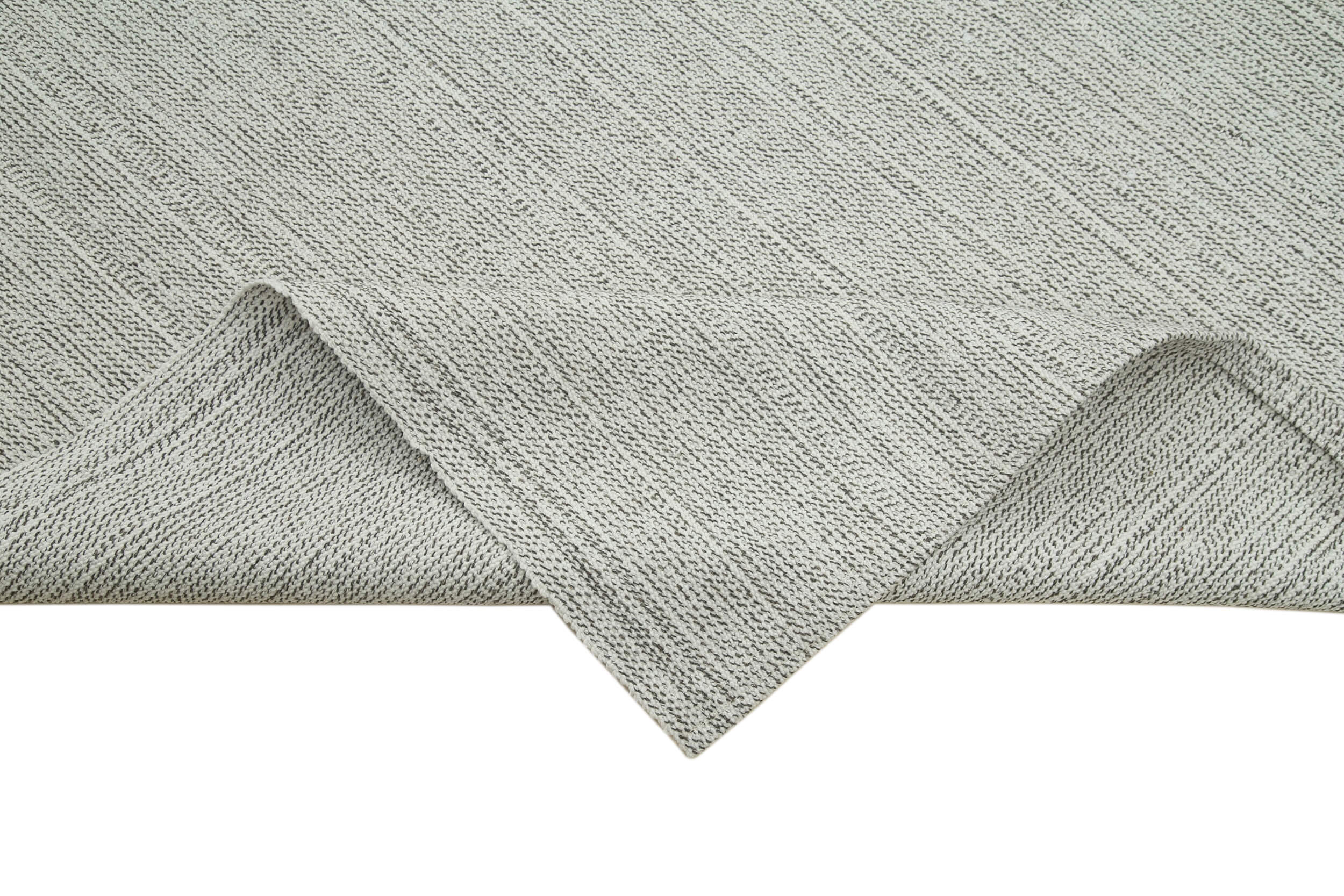 Vintage Flatweave Rug – Handmade Area Rug 10'0'' x 12'11'' | Cotton Wool Carpet