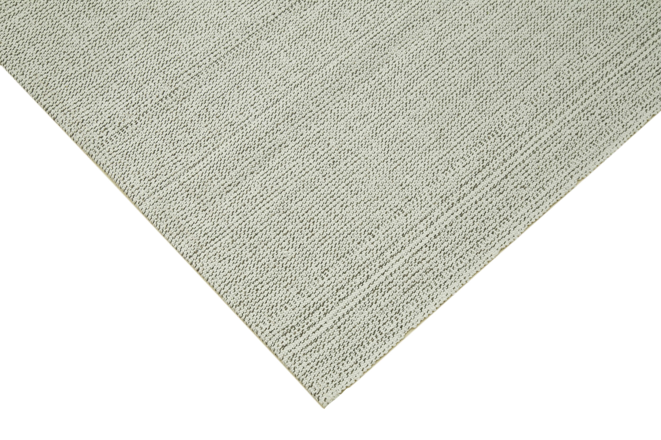 Vintage Flatweave Rug – Handmade Area Rug Cotton Wool Carpet 10'x12'2'' Beige