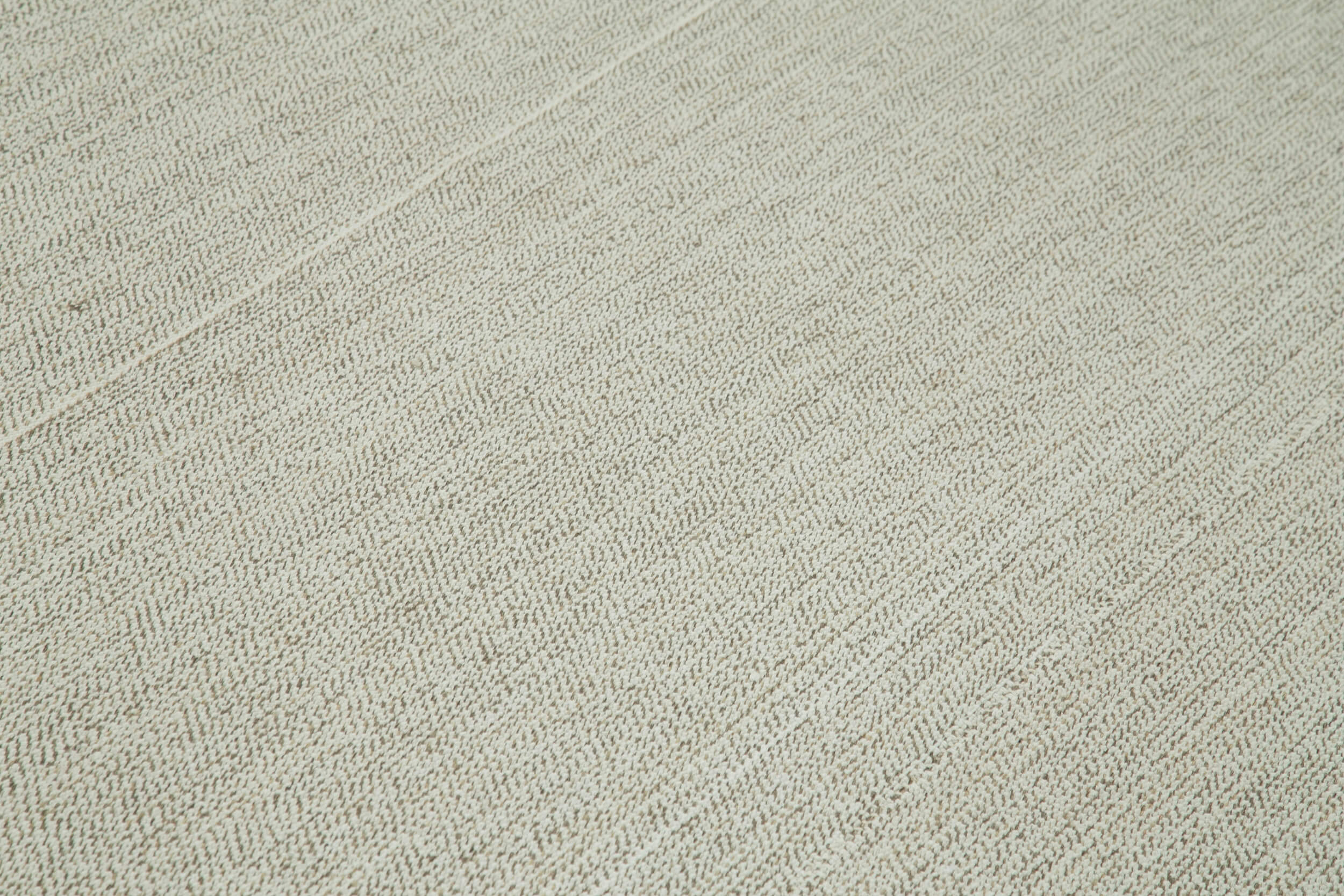 Vintage Flatweave Rug – Handmade Area Rug, Beige Cotton Wool Carpet 9'3''x11'3''