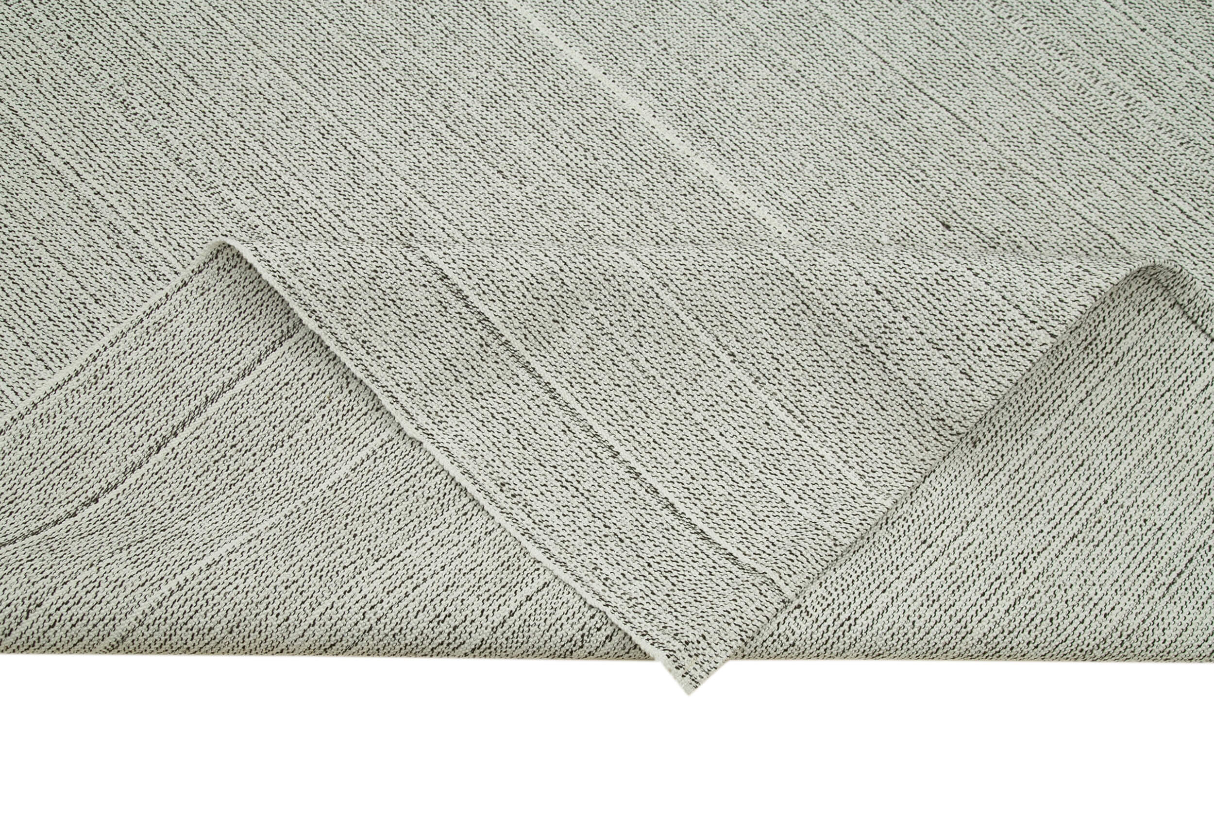 Vintage Flatweave Rug – Handmade Area Rug 10'0''x13'10'' Beige Cotton Wool Blend