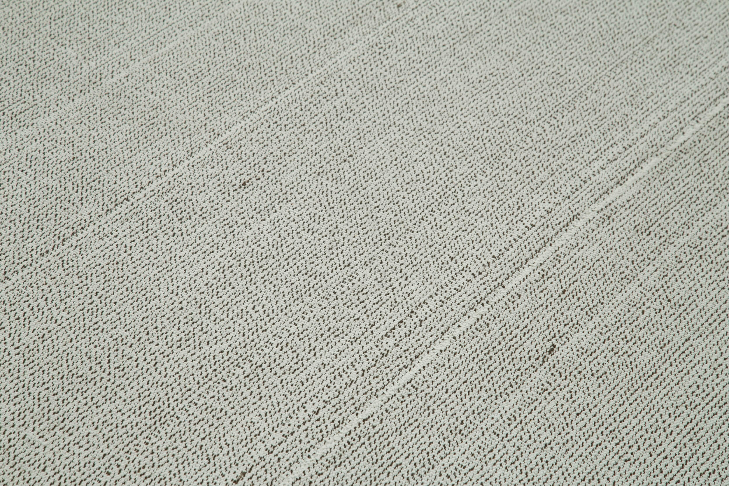 Vintage Flatweave Rug – Handmade Area Rug Grey Cotton Wool Blend 8'11''x11'10''