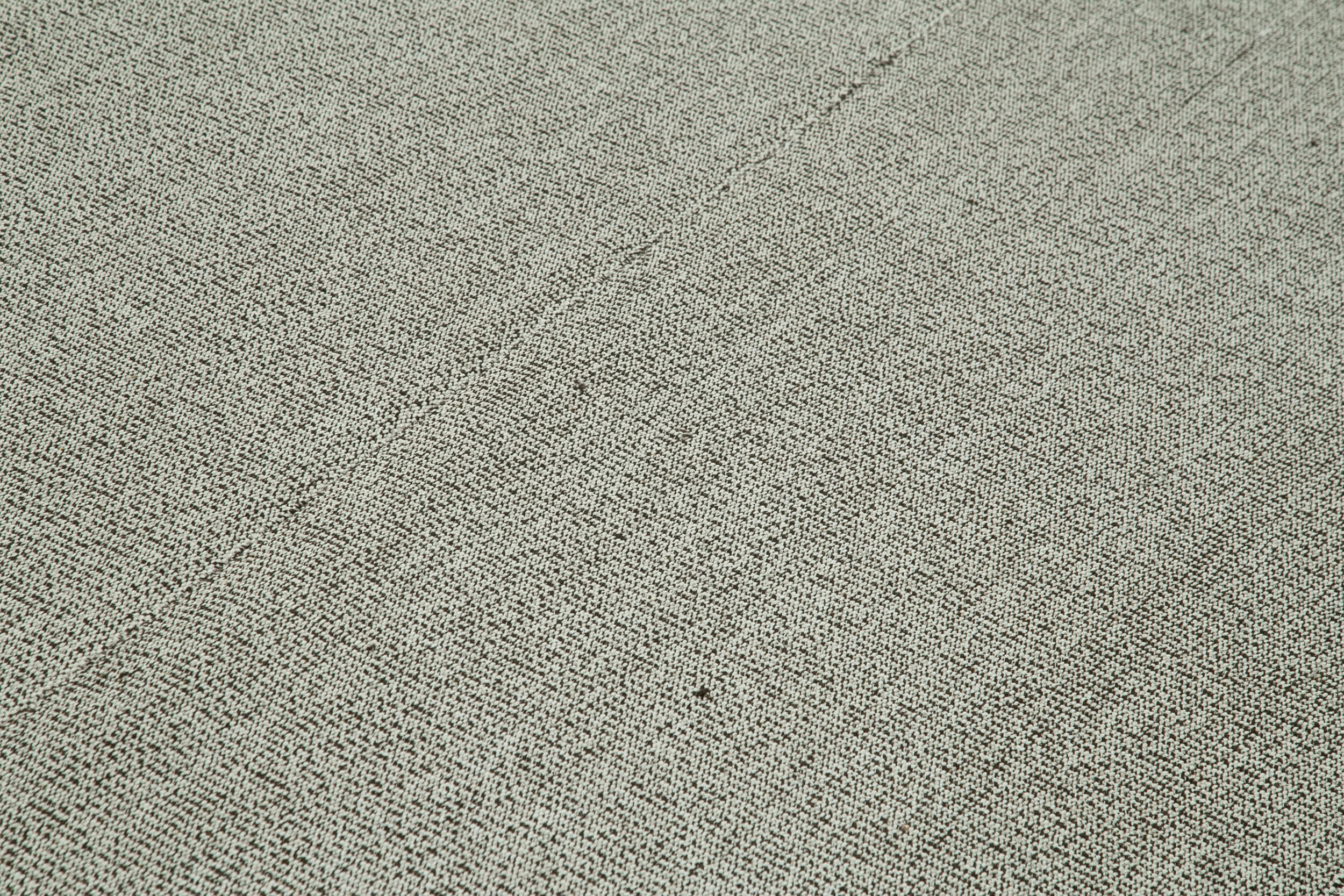 Vintage Flatweave Rug – Handmade Area Rug Grey Cotton Wool Blend 8'6''x11'11''