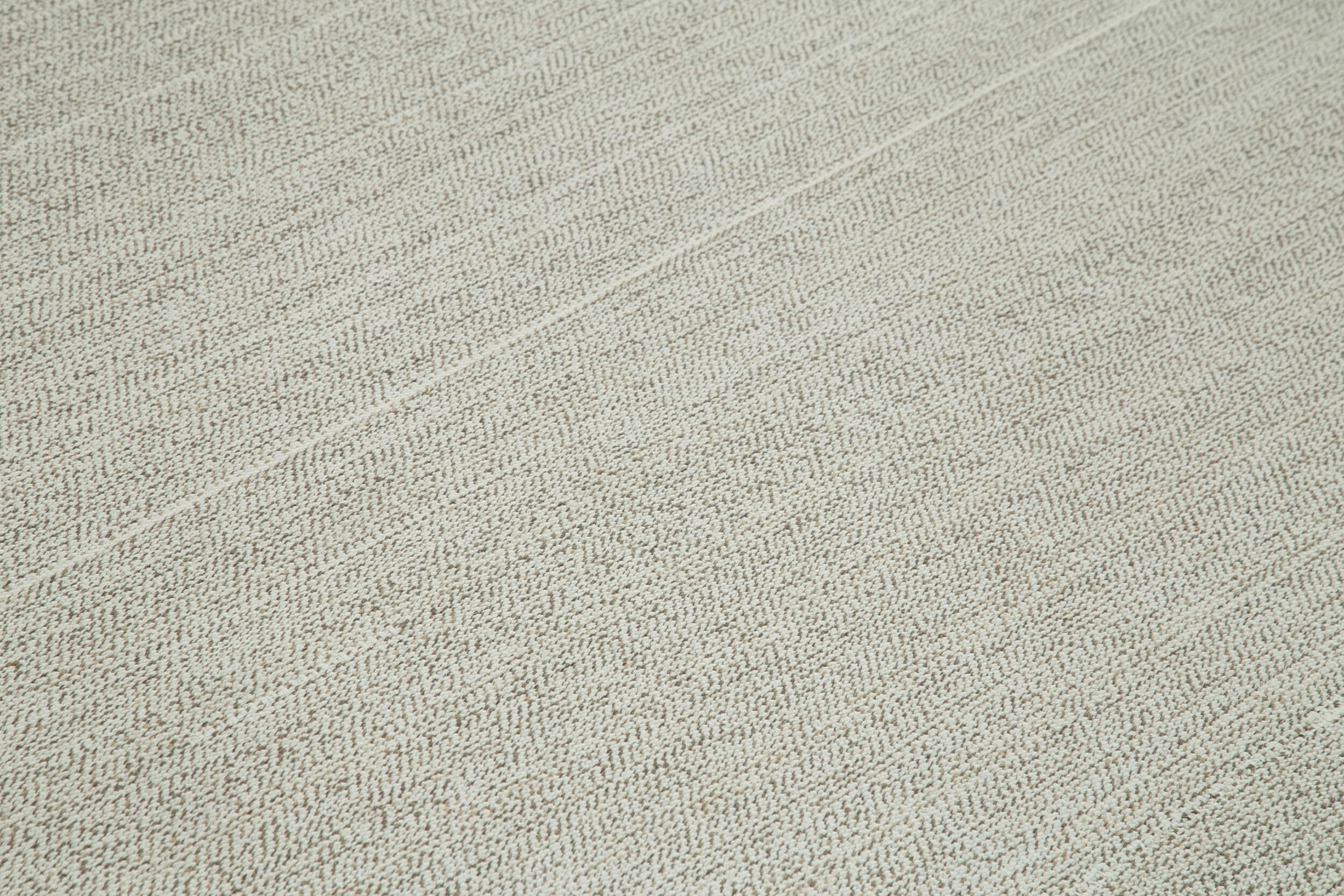 Vintage Flatweave Rug - Handmade Area Rug Cotton Wool Carpet 9'1''x10'0'' Beige