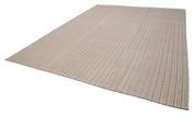 Vintage Flatweave Rug – Handmade Area Rug 10'6''x13'8'' | Cotton Wool Carpet