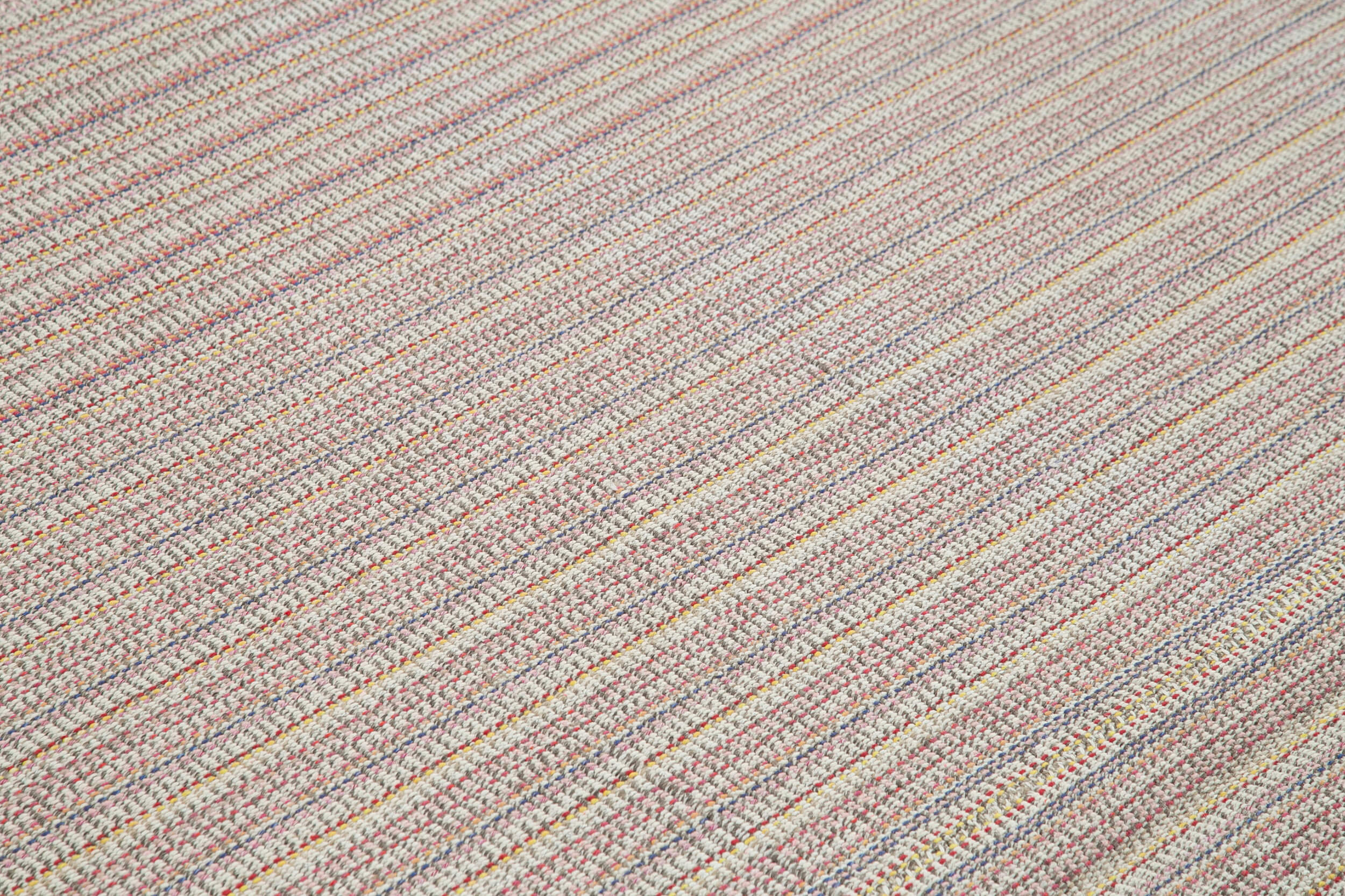Vintage Flatweave Rug – Handmade Area Rug 10'6''x13'8'' | Cotton Wool Carpet