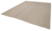 Vintage Flatweave Rug – Handmade Cotton Wool Area Rug 10'4" x 12'2" | Turkish Vintage Carpet