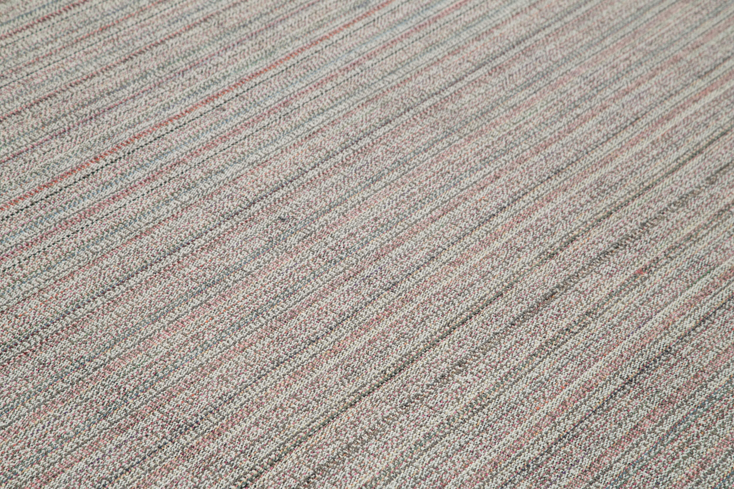 Vintage Flatweave Rug – Handmade Area Rug 9'11''x13'1'' Cotton Wool Carpet