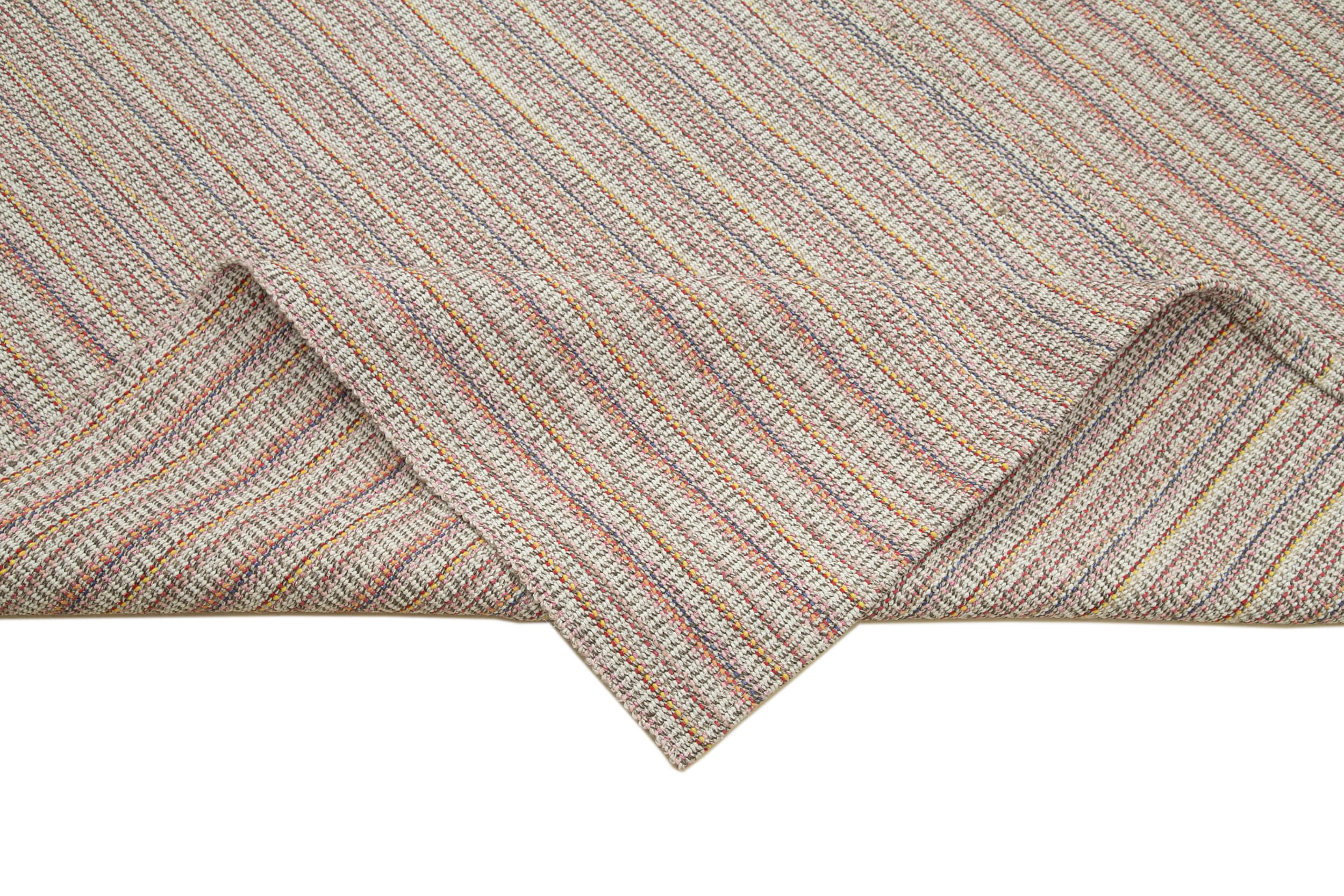 Vintage Flatweave Rug – Handmade Area Rug with Soft Wool Texture & Durable Cotton Weave 10'4''x15'0''