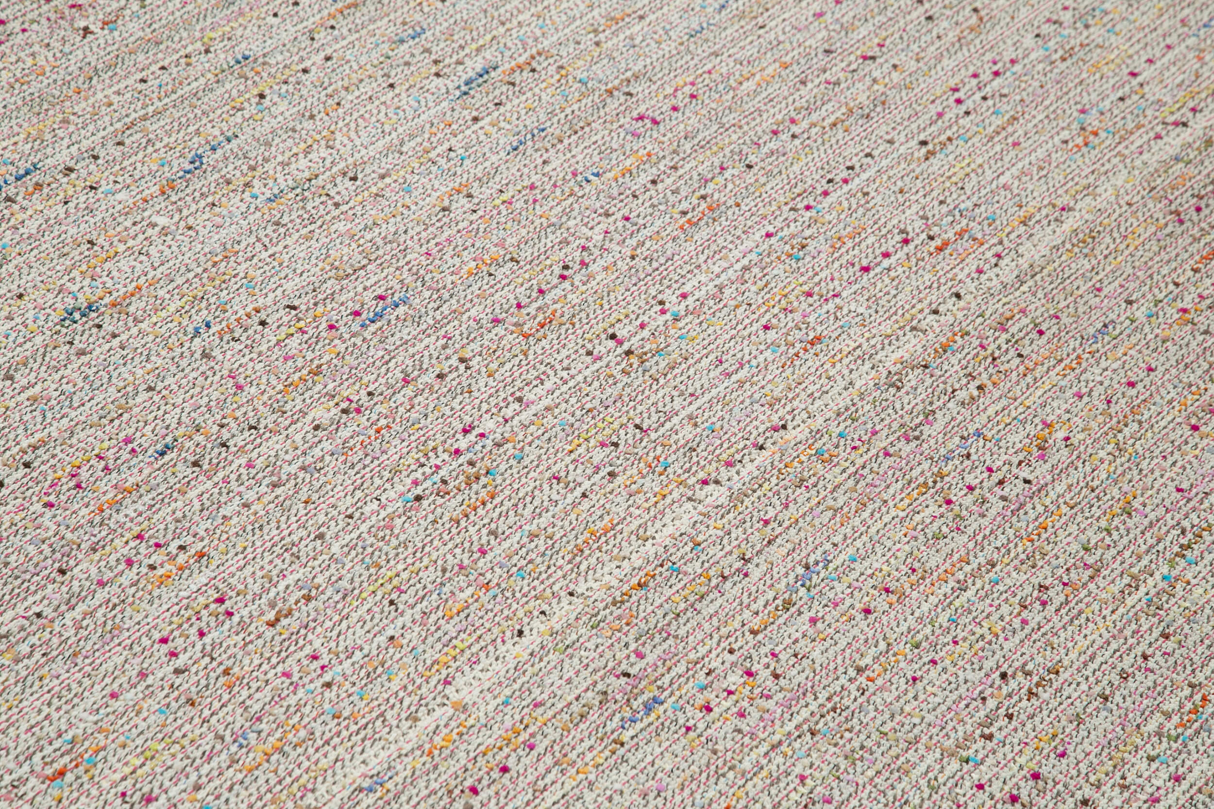 Vintage Flatweave Rug – Handmade Area Rug With Soft Wool Texture & Durable Cotton Weave 10'3''x12'7''