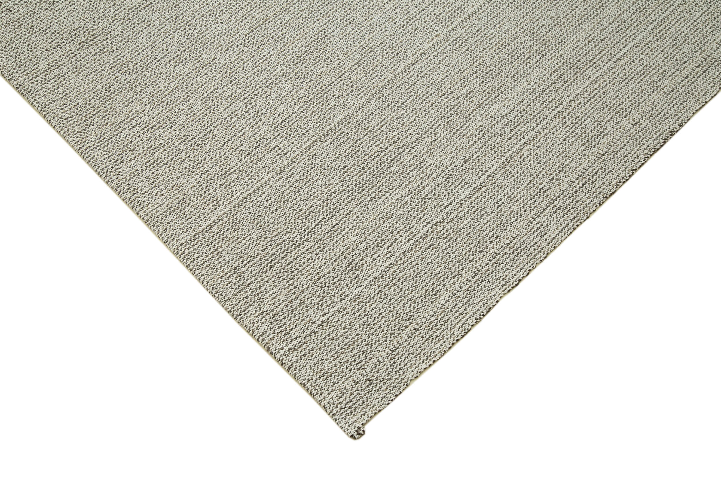 Vintage Flatweave Rug – Handmade Area Rug Cotton Wool Carpet 10'4'' x 12'6''