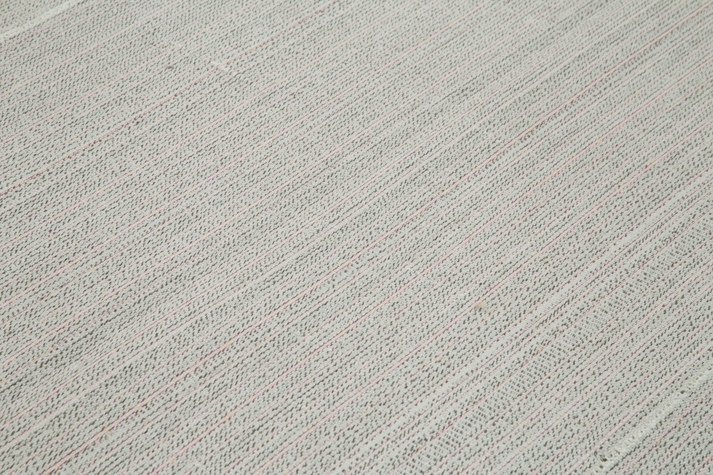Vintage Flatweave Rug – Handmade Area Rug Cotton Wool Carpet 10'0'' x 13'9'' Beige