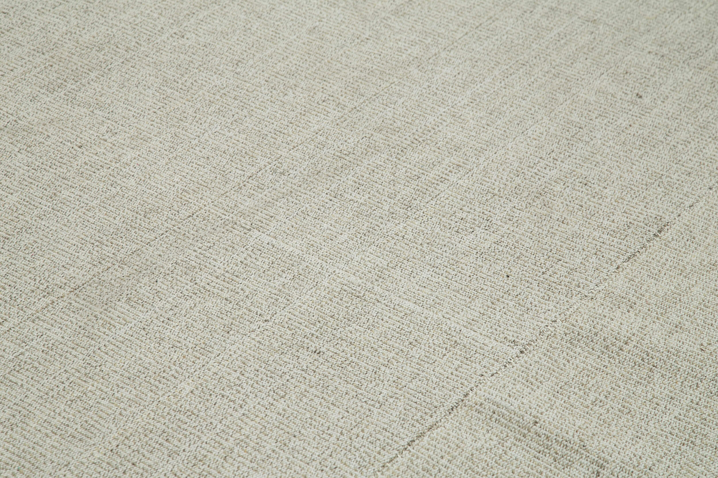 Vintage Flatweave Rug – Handmade Area Rug 10'7''x14'5'' with Soft Wool Cotton Blend