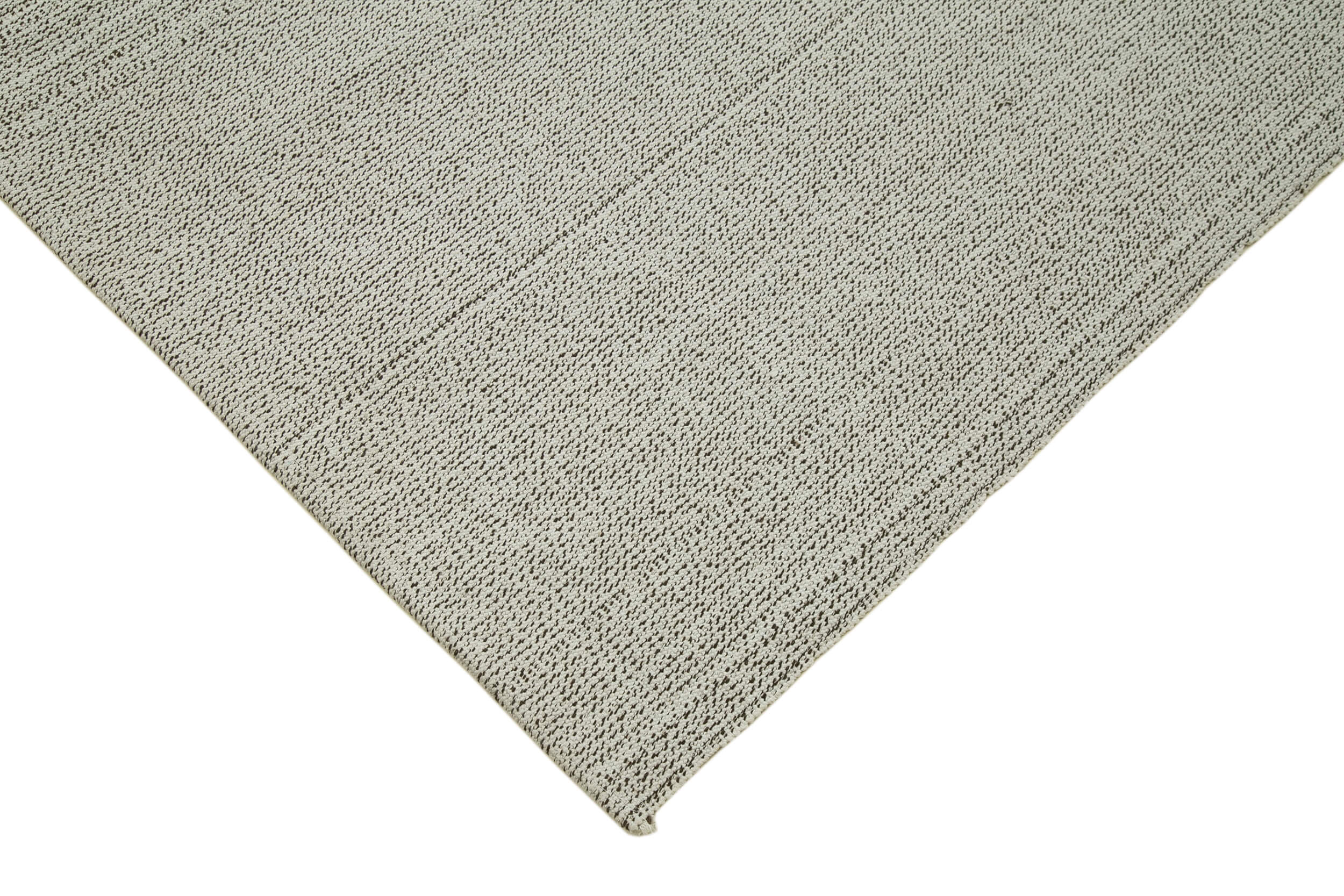 Vintage Flatweave Rug – Handmade Area Rug Cotton Wool Beige 8'11''x11'10''