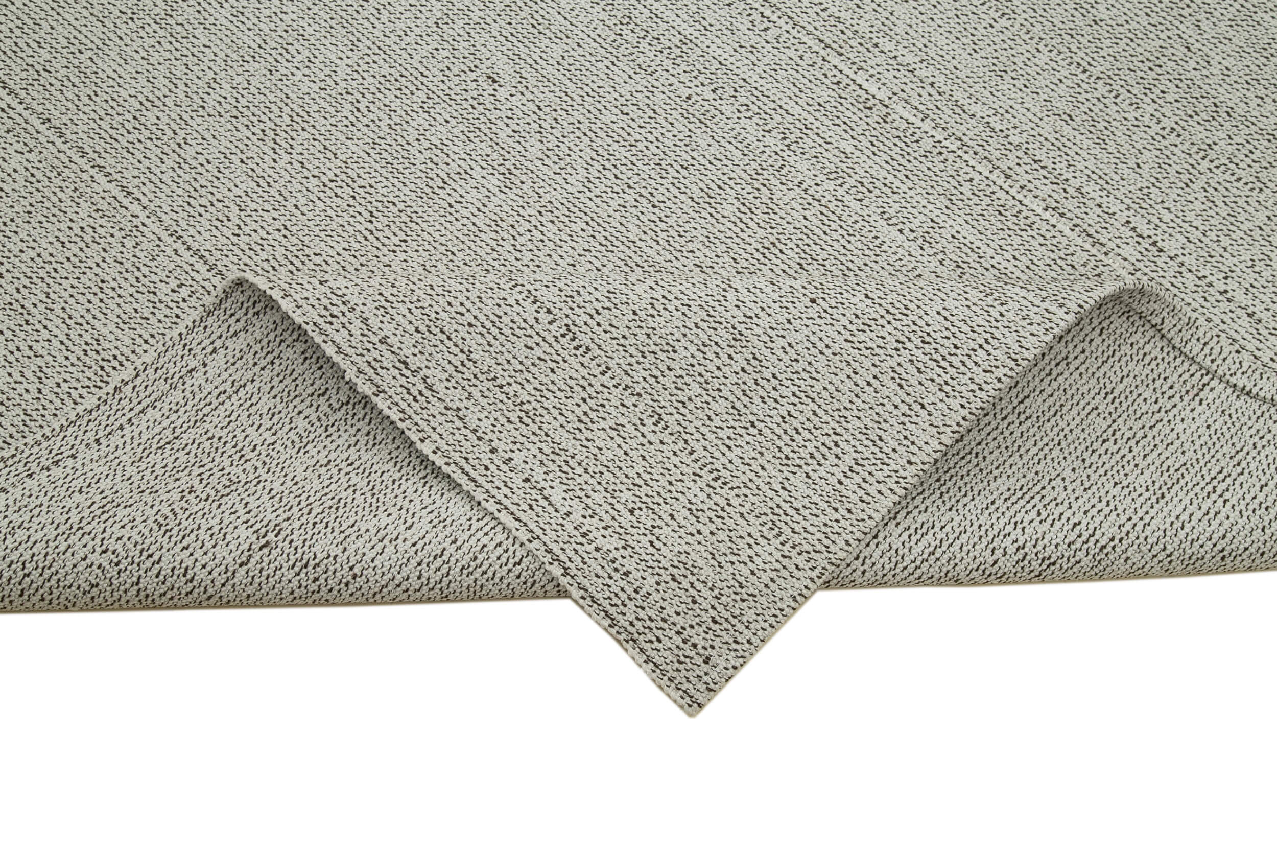 Vintage Flatweave Rug – Handmade Area Rug Cotton Wool Beige 8'11''x11'10''