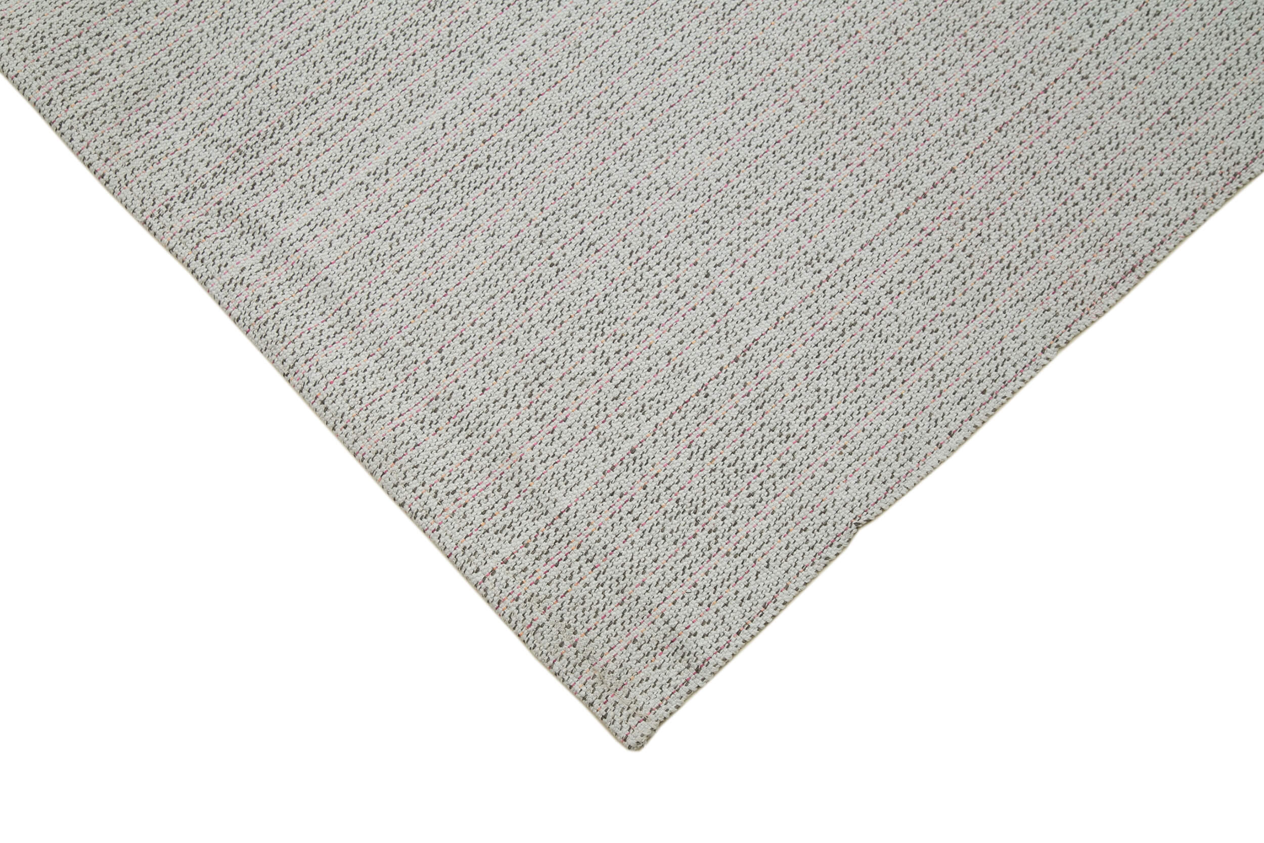 Vintage Flatweave Rug - Handmade Area Rug With Soft Wool Texture & Durable Flat Weave