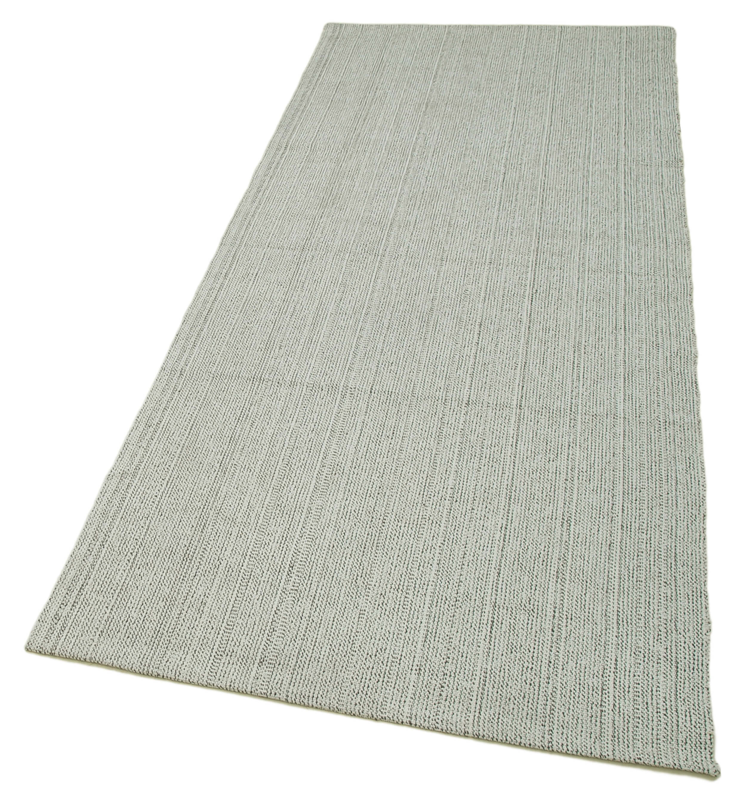 Vintage Flatweave Rug – Hand Woven Area Rug | Cotton Wool Carpet 3'4''x7'9''